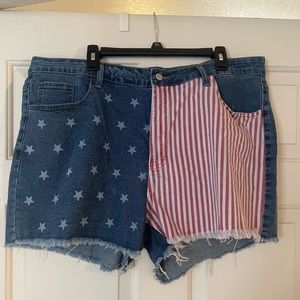 American flag shorts
